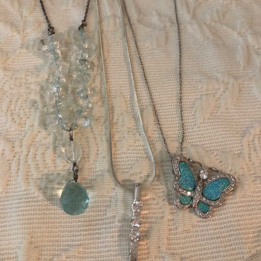 Crystal Necklace Trio